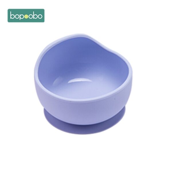 Bopoobo 1PC Silicone Bowl Baby BPA Free Silicone Chewing Food Grade Newborn Accessories Teeth Baby Feeding Supplies