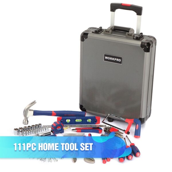 WORKPRO Home Tool Set Household Tool Kits Socket Set Screwdriver Set Home Repair Tools for DIY Hand Tools