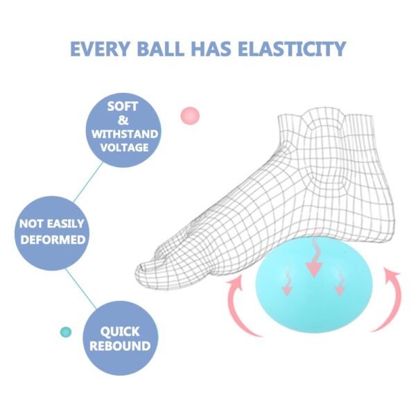 300 Pcs/Lot Eco-Friendly Plastic Balls Colorful Ball Soft Kid Ball Pit Toy Outdoor Ball Water Pool Ocean Wave Ball Dia 5.5/7 cm