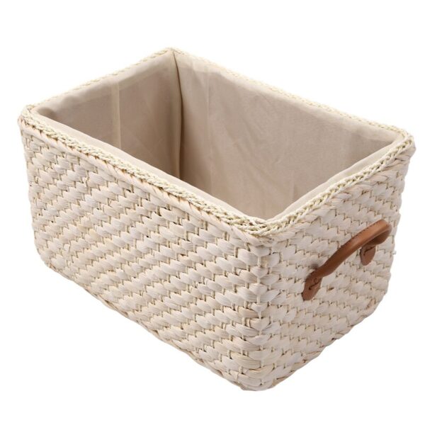 Storage Basket Japanese Garden Storage Basket Home Sundries Boxes Storage Boxes Corn Husk Woven Basket