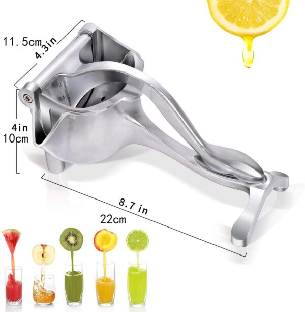 Manual Juice Squeezer Aluminum Alloy Hand Pressure Juicer Pomegranate Orange Lemon Sugar Cane Juice Kitchen Fruit Tool