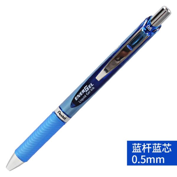 6pcs Pentel BLN75 EnerGel Series Gel Smooth Writing Supplies 0.5mm Needle-Point Press Type Neutral Pen