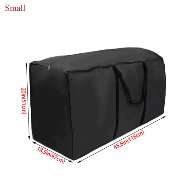 Black Heavy Duty Waterproof Garden Furniture Covers Outdoor Cushion Storage Bag Christmas Tree Organizer