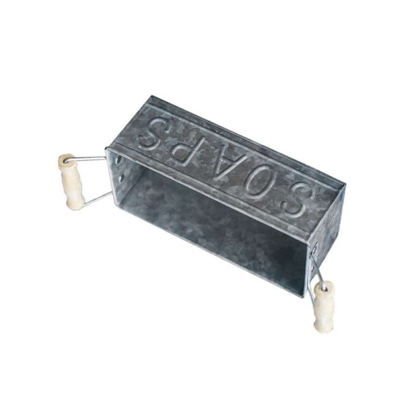 French Iron Soap Box Storage Container Iron Flower Device Retro Look In Your Home Or Garden