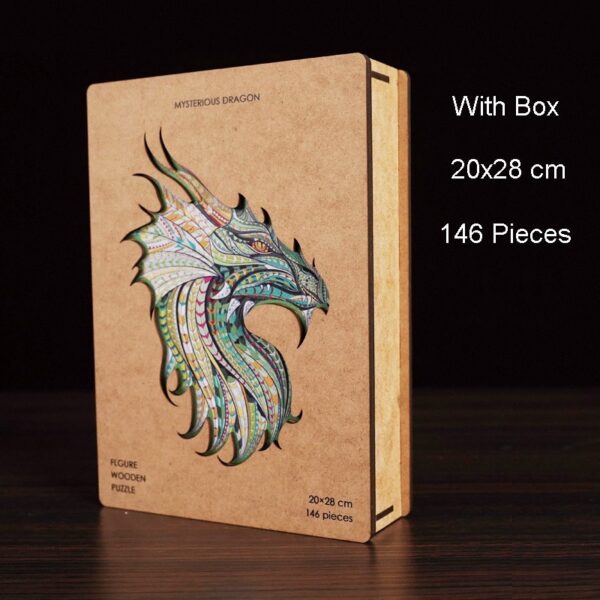 Wooden Puzzle For Kids Children DIY Wooden Puzzles Each Piece Is Animal Shaped Christmas Gift Wooden Jigsaw Puzzle Dropshipper