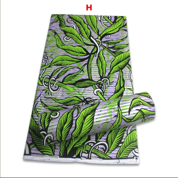 2021 African Gold Wax Fabric 100% cotton High Quality Nigeria Fabric Wax Print Ankara Wax For Sewing 6yards Women Fabric