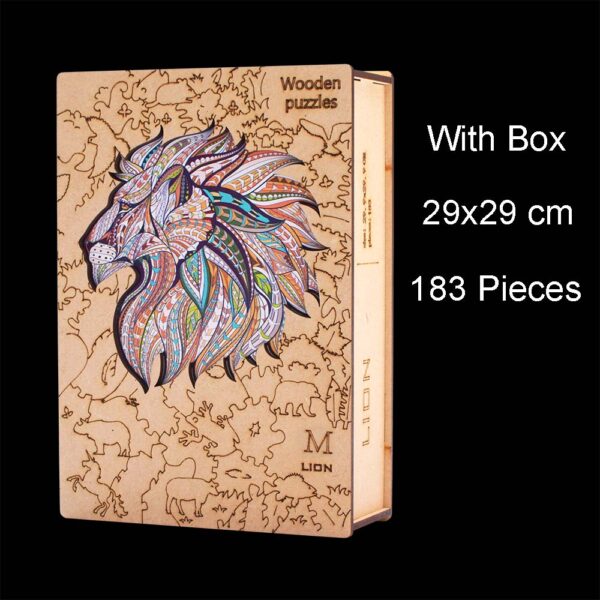 Wooden Puzzle For Kids Children DIY Wooden Puzzles Each Piece Is Animal Shaped Christmas Gift Wooden Jigsaw Puzzle Dropshipper