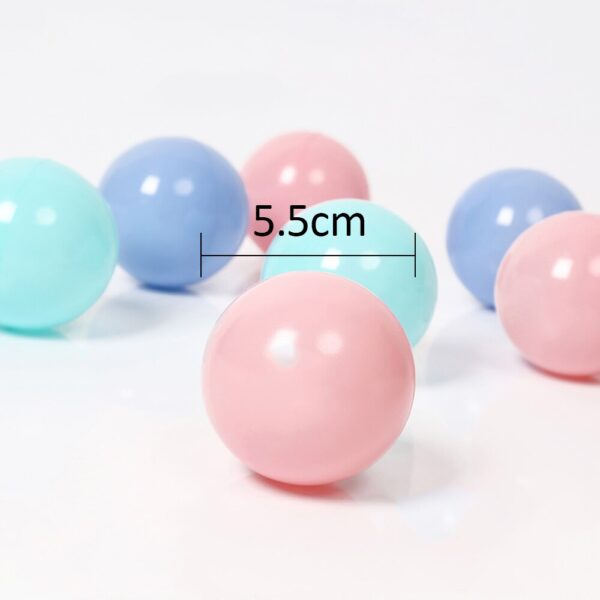300 Pcs/Lot Eco-Friendly Plastic Balls Colorful Ball Soft Kid Ball Pit Toy Outdoor Ball Water Pool Ocean Wave Ball Dia 5.5/7 cm