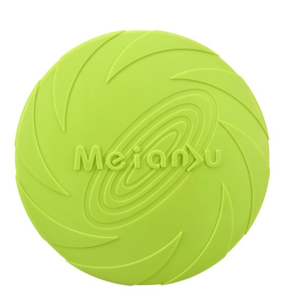 Dog Flying Discs Toy Eco Friendly Soft Rubber Floatable UFO Resistant Bite Chew Disk Puppy Interactive Training Pet Supplies