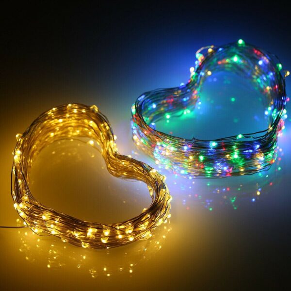 50-300 LED Solar Power Strip Rope Lights Outdoor Waterproof Garden Fairy String Light Xmas Outdoor Light for Garden Decoration