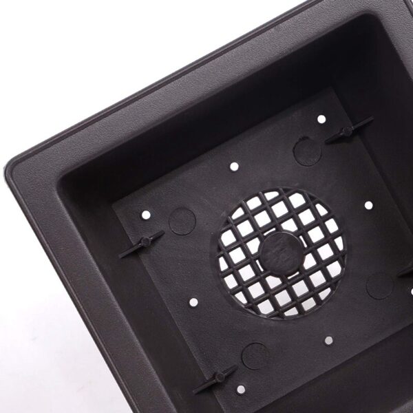 15 PCS 4.7 Inch Flower Pot, Square Plastic Bonsai Training Pot, Flower Succulent Flower Pot Container, for Garden, Interior, Hom