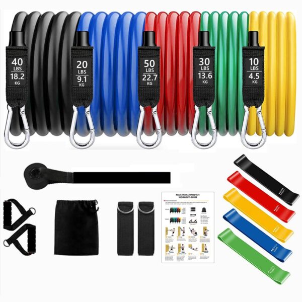 Resistance Bands Pull Rope Sport Set Expander Yoga Exercise Fitness Rubber Tubes Band Stretch Training Home Gyms Workout Elastic
