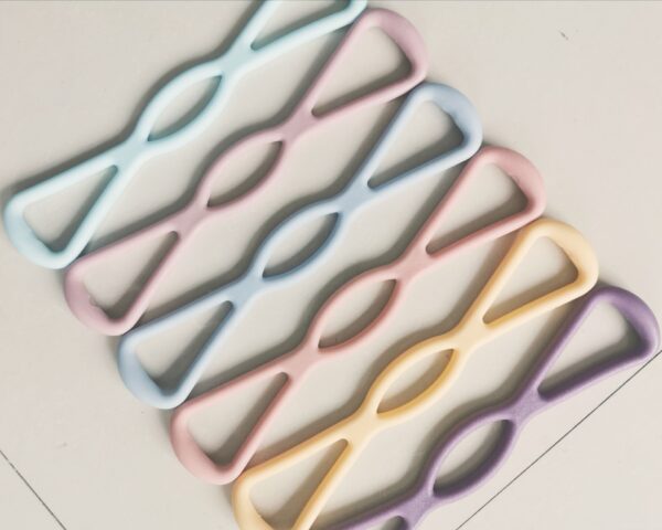 8 Word Tension band Resistance Exercise Elastic Band Fitness Yoga Gum Resistance Rubber Bands Extension Training Fitness