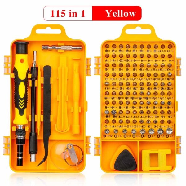 115/110 in 1 Screwdriver Set Mini Precision Screwdriver Multi Computer PC Mobile Phone Device Repair Hand Home Tools