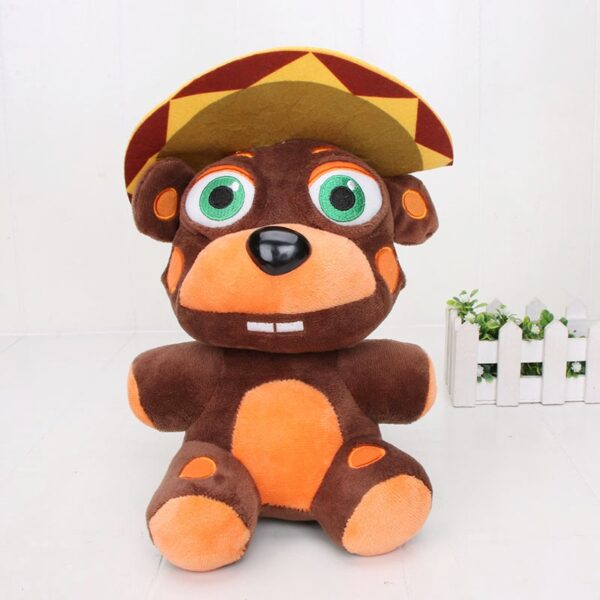 Five Nights At Freddy Fnaf Plush Freddy Toys Freddy Fazbear 5 fox bear El Chip Lefty Rockstar Foxy Chica Bonnie nightmare 25cm