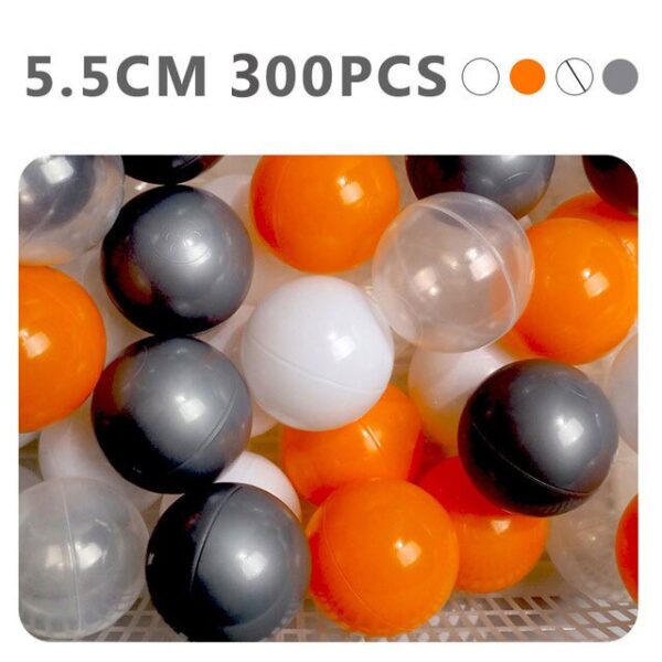 300 Pcs/Lot Eco-Friendly Plastic Balls Colorful Ball Soft Kid Ball Pit Toy Outdoor Ball Water Pool Ocean Wave Ball Dia 5.5/7 cm