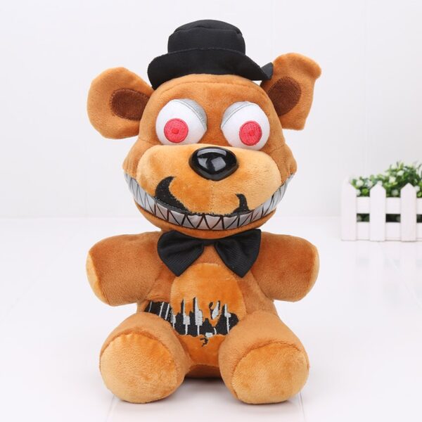 Five Nights At Freddy Fnaf Plush Freddy Toys Freddy Fazbear 5 fox bear El Chip Lefty Rockstar Foxy Chica Bonnie nightmare 25cm