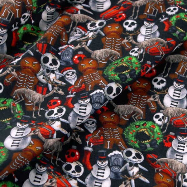 cartoon christmas printed cotton fabric tissue for kids dress DIY patchwork handmade textile cloth doll handbag sewing material