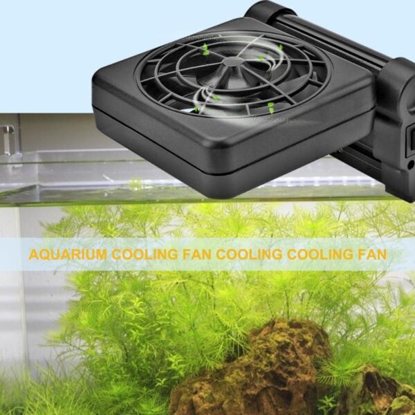 Aquarium Cooling Fan Quiet Multi-angle Temperature Control Fish Tank Cooler Aquarium Aquatic Pet Supplies