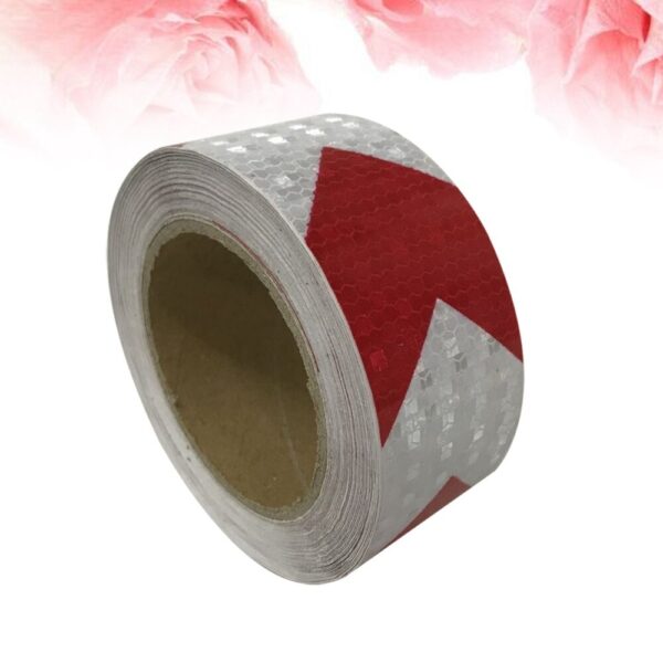 Arrow Conspicuity Tape Reflective Safety Warning Sign Car Truck RV Reflective Hazard Tape Conspicuity Safety Marking Fluorescent