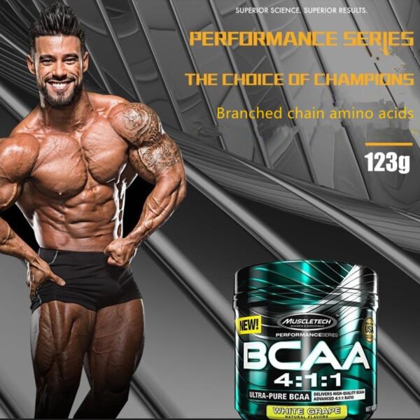 Branched chain amino acids bcaa amino acid powder men’s sports supplement nutrition delay fatigue promoting hormone release para (123g)