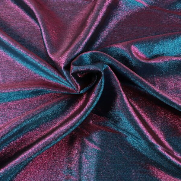 Gorgeous Iridescent jacquard fabric metallic yarn polyester fabric fashion DIY clothing bags 150cm wide by yard