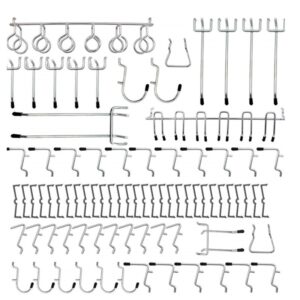 81 Pegboard Hooks Assortment...