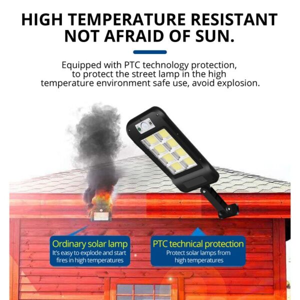 8000LM BIG Solar Light Street Lamp 8COB Induction LED Solar powered Waterproof PIR Motion Big Light for Garden Courtyard Lights