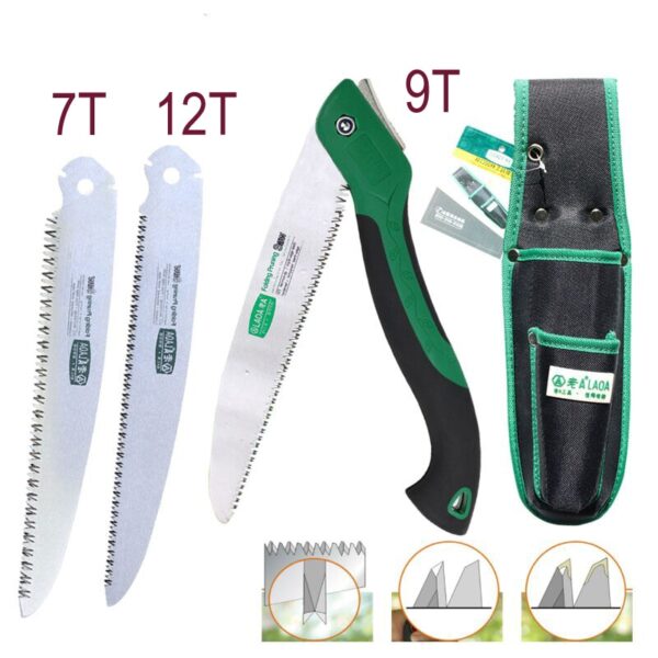 LAOA Garden Pruning Tools SK5 Blade Shear Portable Outdoor Folding Saw Felling Handsaw