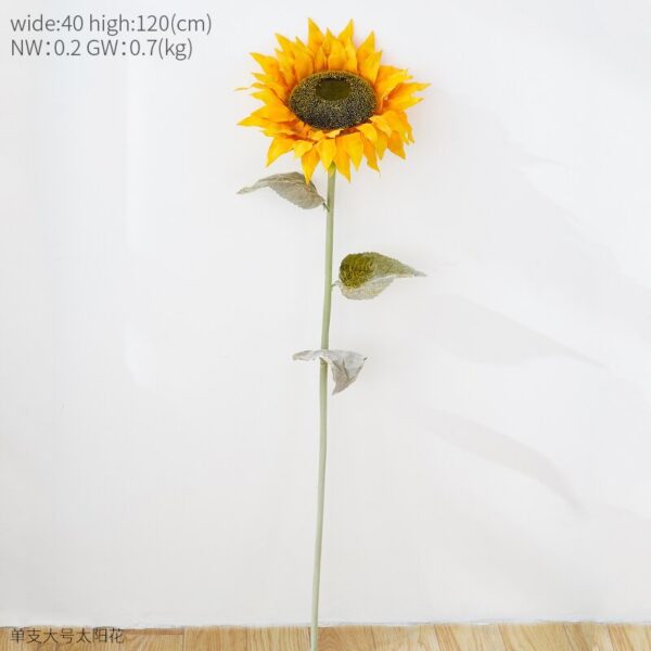 Fake Flowers Artificial Sunflower Plants Silk Flowers Fall Decorations Flores Artificiales Para Decoracion Hogar Flower Branch