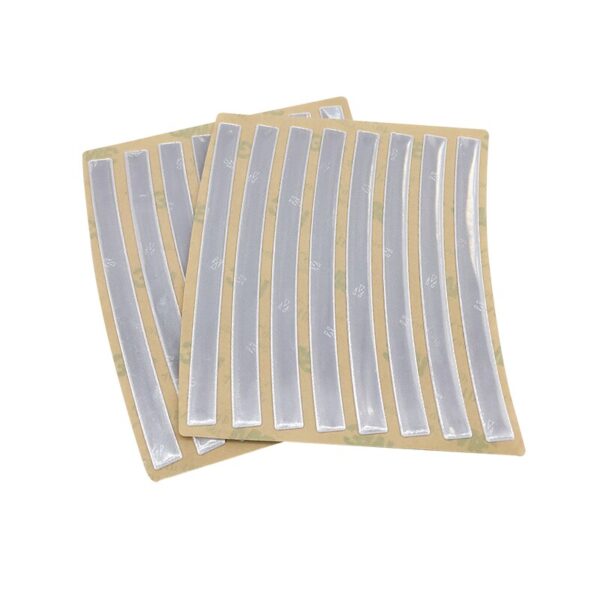 3M High Visibility Reflective Bike Wheel Sticker Self-Adhesive Safety Warning 16pcs