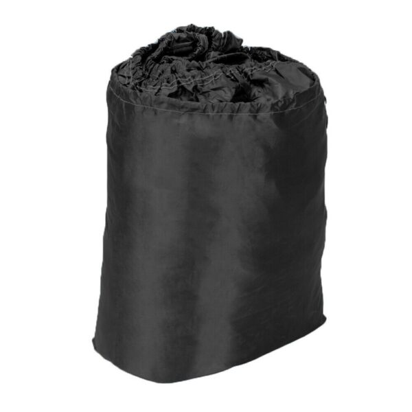 Universal Waterproof Boat Cover Uv Protection Towed Fishing V Type High Elastic Adjustable Boat Cover W/ Storage Bag Buckle