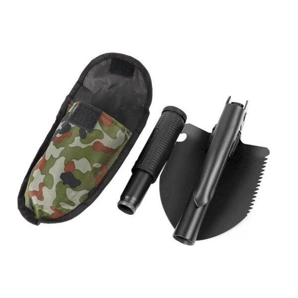 Military Portable Folding Shovel Multifunction Stainless Steel Survival Spade Trowel Garden Camping Outdoor Tool Garden Tools