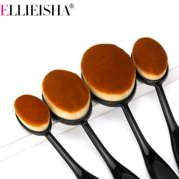Make Up Brush Set Natural Face Mask Blush Powder Contour Concealer Foundation Liquid Makeup Brush Toothbrush Type Makeup Brushes