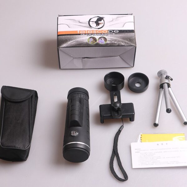 Practical24x optical zoom lens telescope for gaming/concert/travel mobile optical lens monocular mobile camera clip