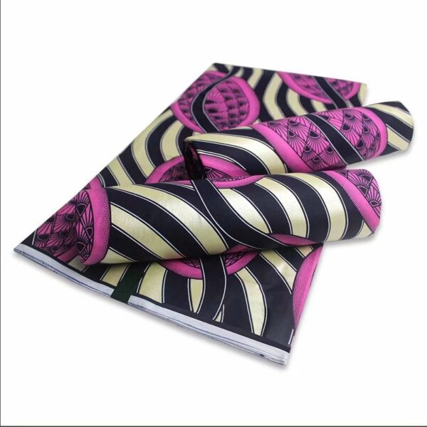 2021 African Gold Wax Fabric 100% cotton High Quality Nigeria Fabric Wax Print Ankara Wax For Sewing 6yards Women Fabric