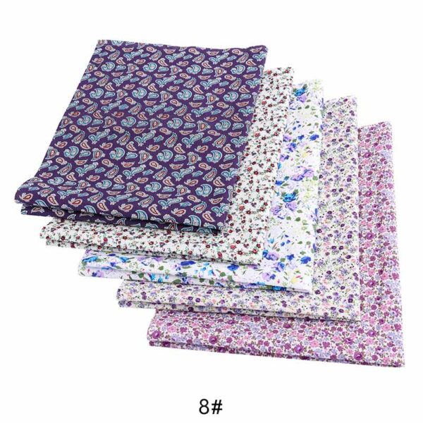 1/4 Yards Soft Print Cotton Poplin Fabric Navy 133*72 Patchwork Fabric For Diy Bedding And Handmade Accessories TJ1253
