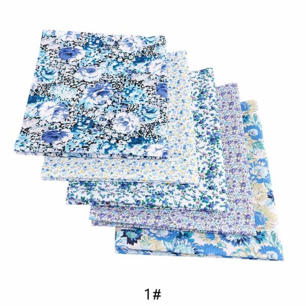 1/4 Yards Soft Print Cotton Poplin Fabric Navy 133*72 Patchwork Fabric For Diy Bedding And Handmade Accessories TJ1253