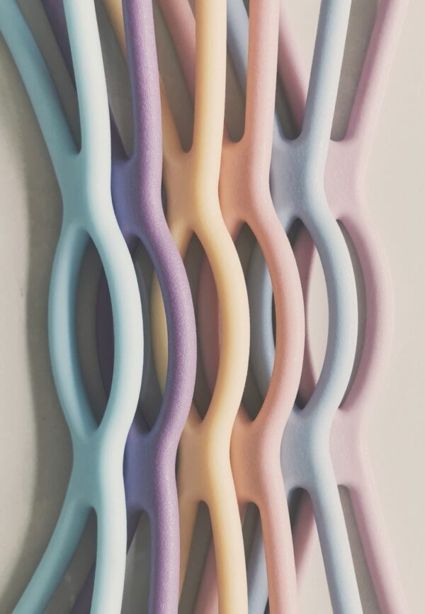 8 Word Tension band Resistance Exercise Elastic Band Fitness Yoga Gum Resistance Rubber Bands Extension Training Fitness