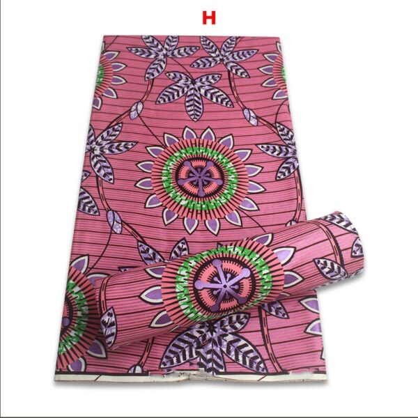 2021 African Gold Wax Fabric 100% cotton High Quality Nigeria Fabric Wax Print Ankara Wax For Sewing 6yards Women Fabric