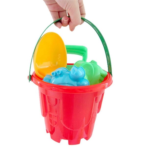7Pcs Children'S Beach Play Water Play Sand Toys Children'S Plastic Beach Toys Outdoor Play House Tools Castle Bucket Shovel Wate