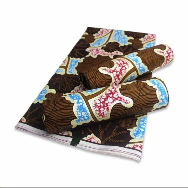 2021 African Gold Wax Fabric 100% cotton High Quality Nigeria Fabric Wax Print Ankara Wax For Sewing 6yards Women Fabric