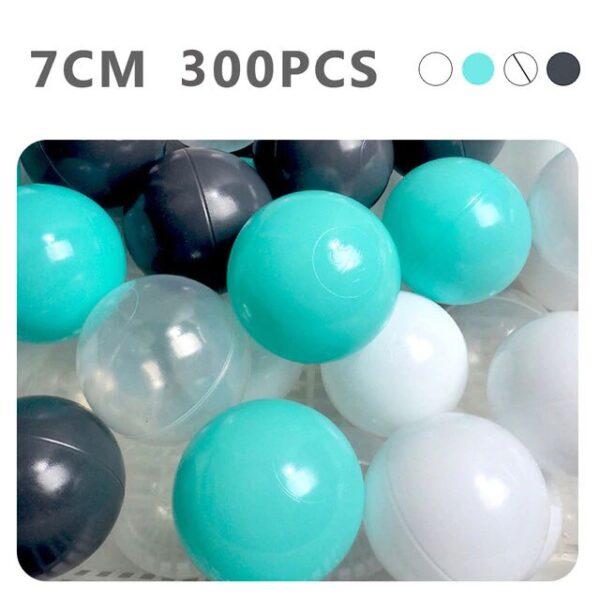 300 Pcs/Lot Eco-Friendly Plastic Balls Colorful Ball Soft Kid Ball Pit Toy Outdoor Ball Water Pool Ocean Wave Ball Dia 5.5/7 cm