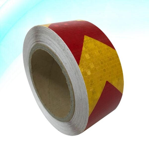 Arrow Conspicuity Tape Reflective Safety Warning Sign Car Truck RV Reflective Hazard Tape Conspicuity Safety Marking Fluorescent