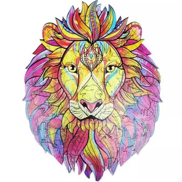 Wooden Puzzle For Adults Children DIY Wooden Puzzles Each Piece Is Animal Shaped The best Christmas Gift Wooden Jigsaw Puzzle