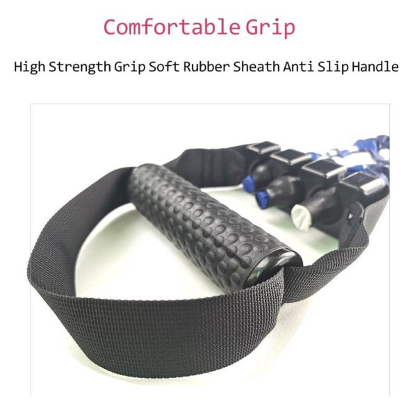 Fitness Bands Tension Belt With Three Hole Tension Adjustment Chest Expansion Multifunctional Armrest Latex Thruster Training