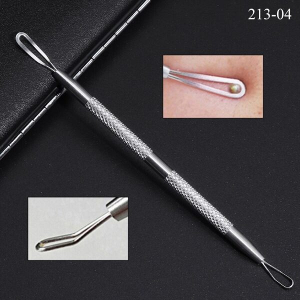 Acne Remover Toolkit Blackhead Pimple Cleaning Needles Comedones Squeezing Tweezers Facial Kit Beauty Care Makeup Tools BEMP01-1