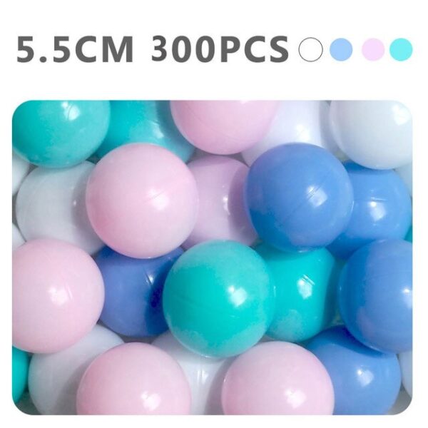 300 Pcs/Lot Eco-Friendly Plastic Balls Colorful Ball Soft Kid Ball Pit Toy Outdoor Ball Water Pool Ocean Wave Ball Dia 5.5/7 cm
