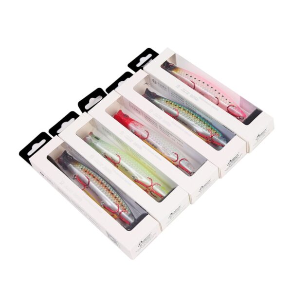 Kingdom Poppers Fishing Lures Hard Bait Topwater 123mm 18.5g,110mm 12.8g,90mm 7.5g Quality Hooks Artificial fish Lure Model 3508