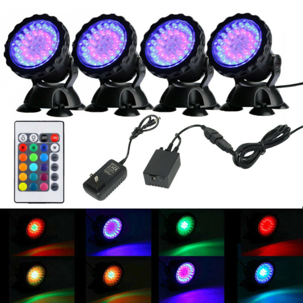 36 LED Submersible RGB...